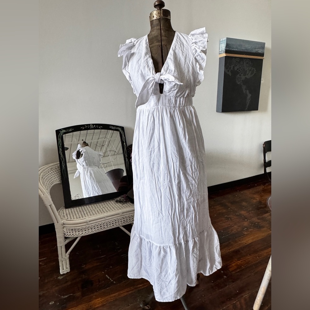 White Romantic Summer Dress